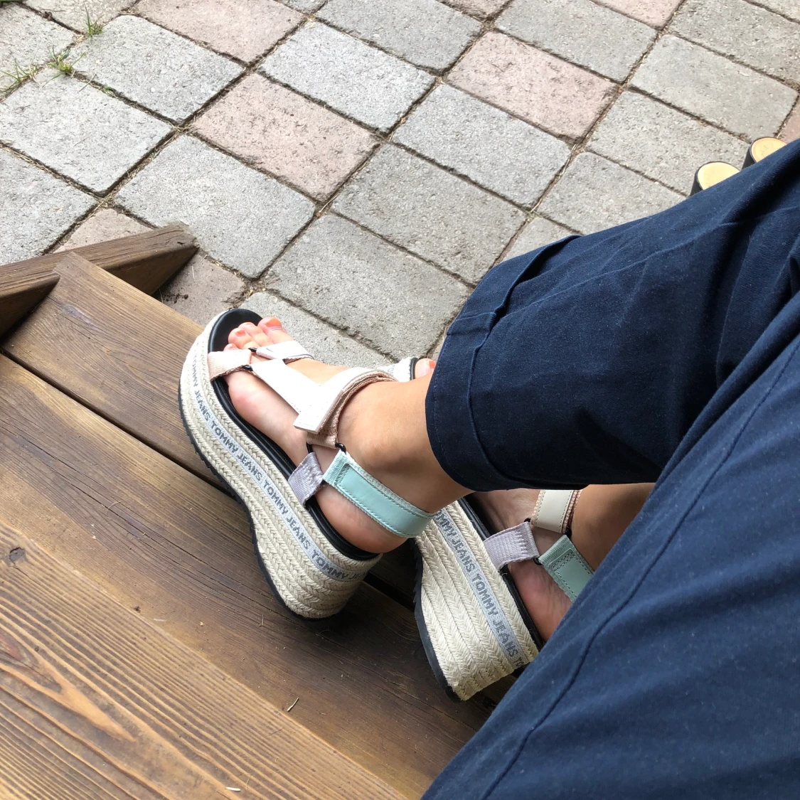 Superfina platåsandaler