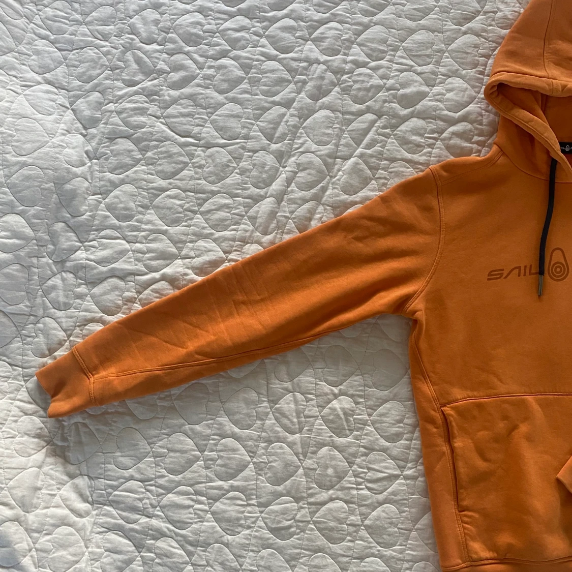 Sail racing hoodie orange S - 90