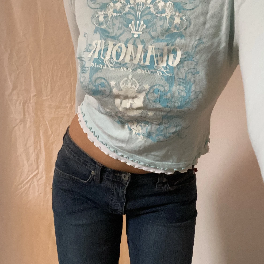 Långärmad med tryck