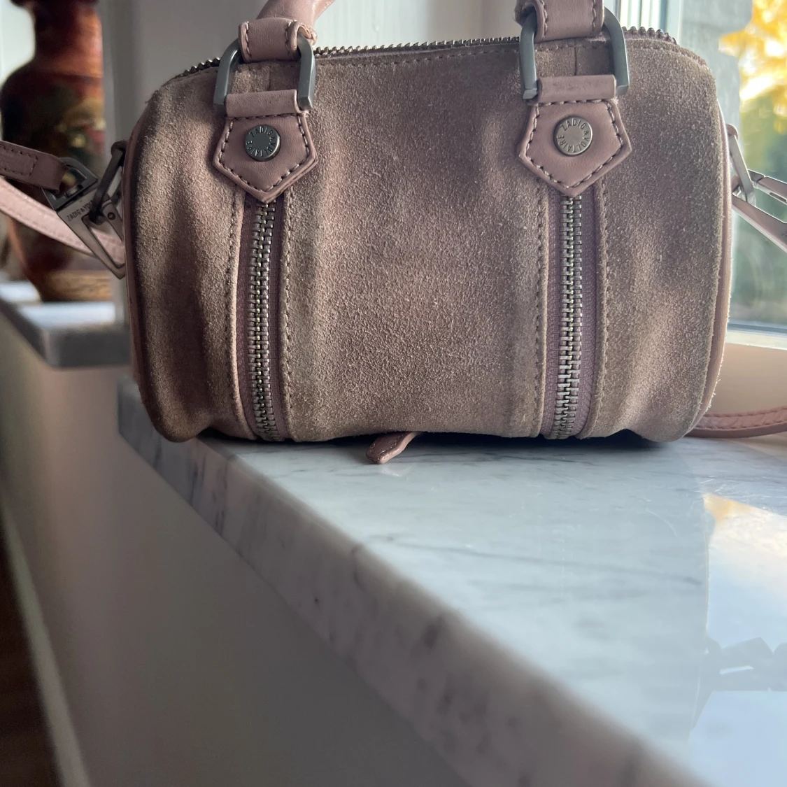  Ljusrosa Zadig väska mini - 91