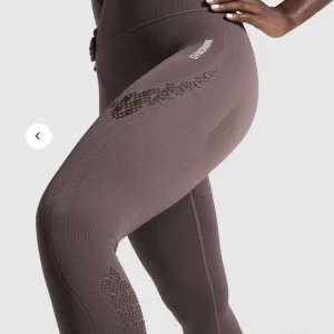 Gymshark Energy Seamless Cropped Leggings - Black - Aldrig använda pga för liten storlek för mig