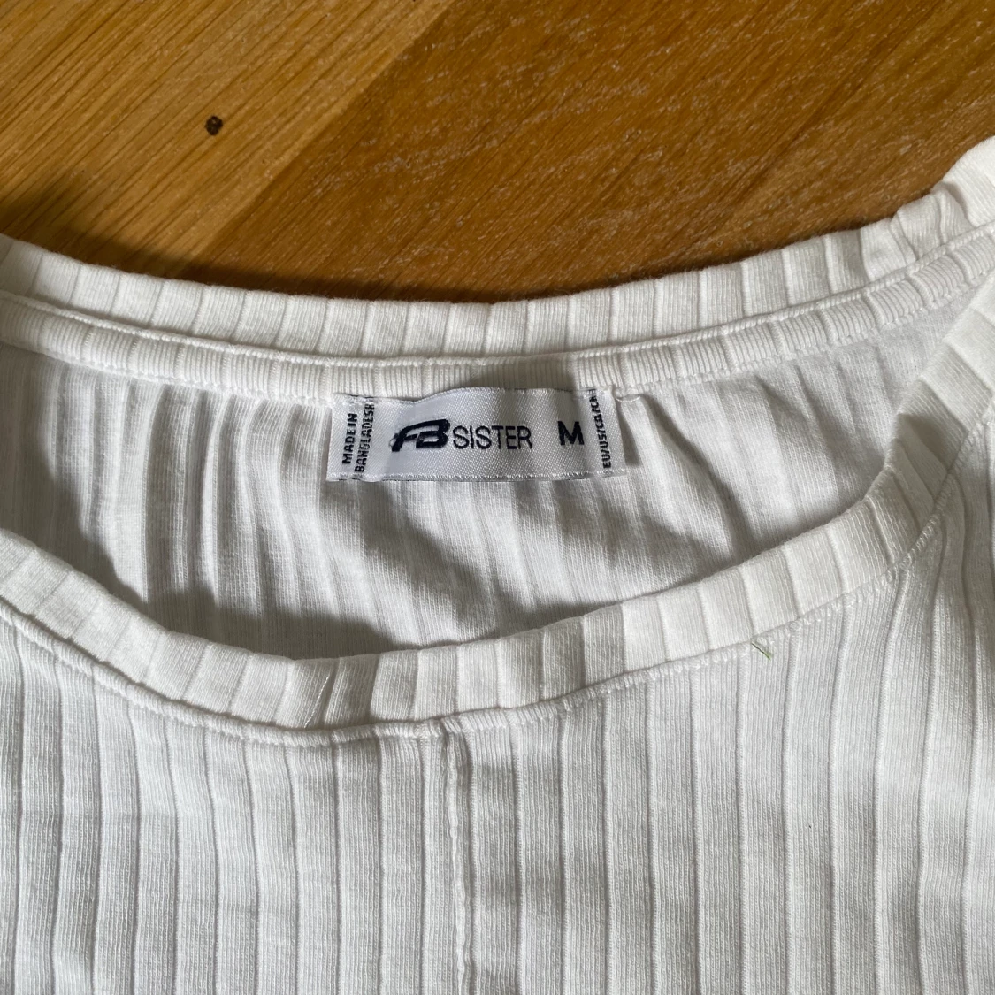 vit croppad tröja - 91