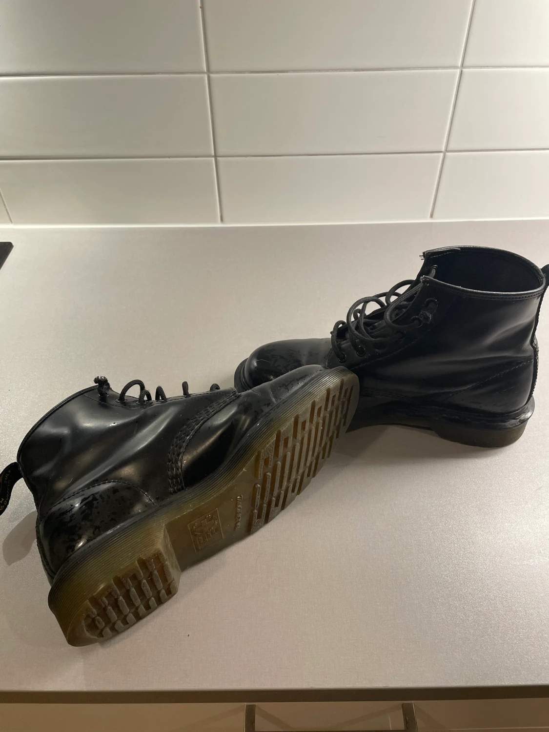 läderstövlar AIRWAIR