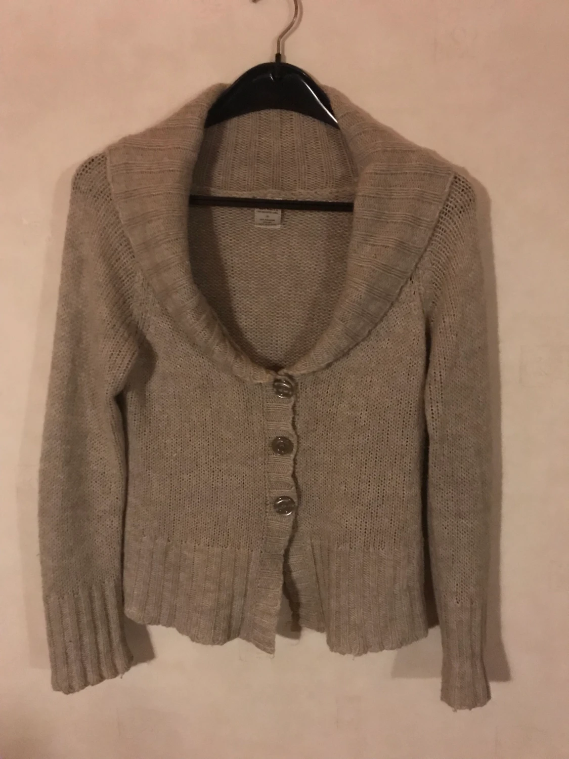 Ljusgrå snygg kofta  - 90