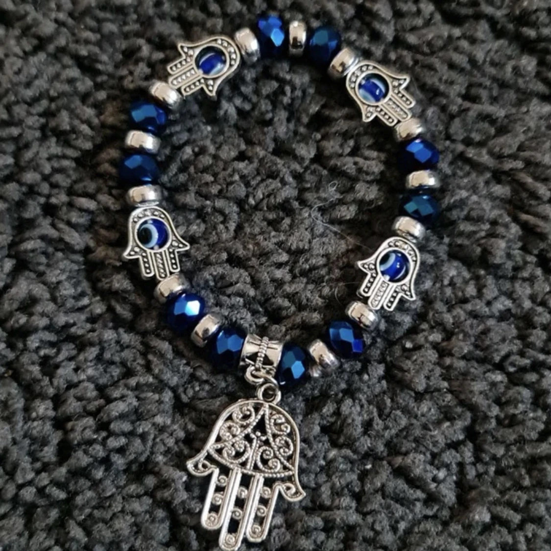 Armband med blåöga  - 90