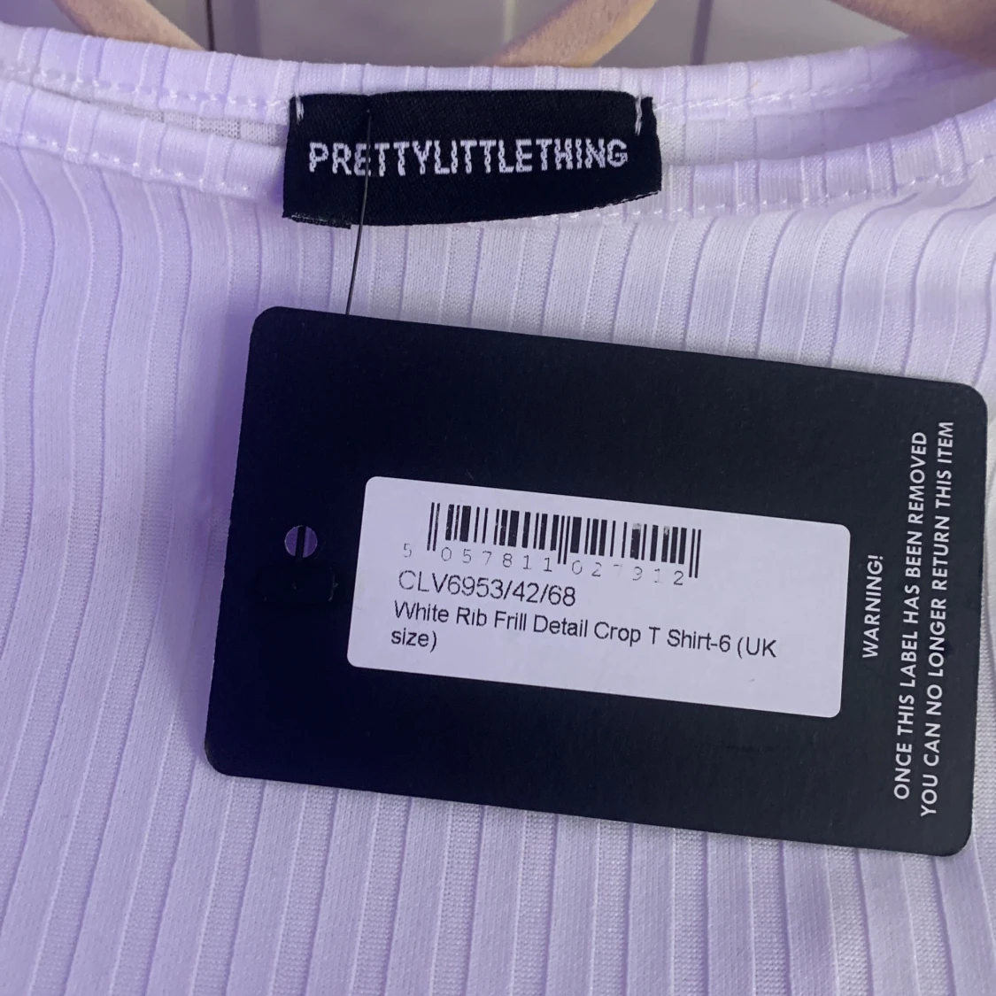 Ribbed crop top PLT - 91