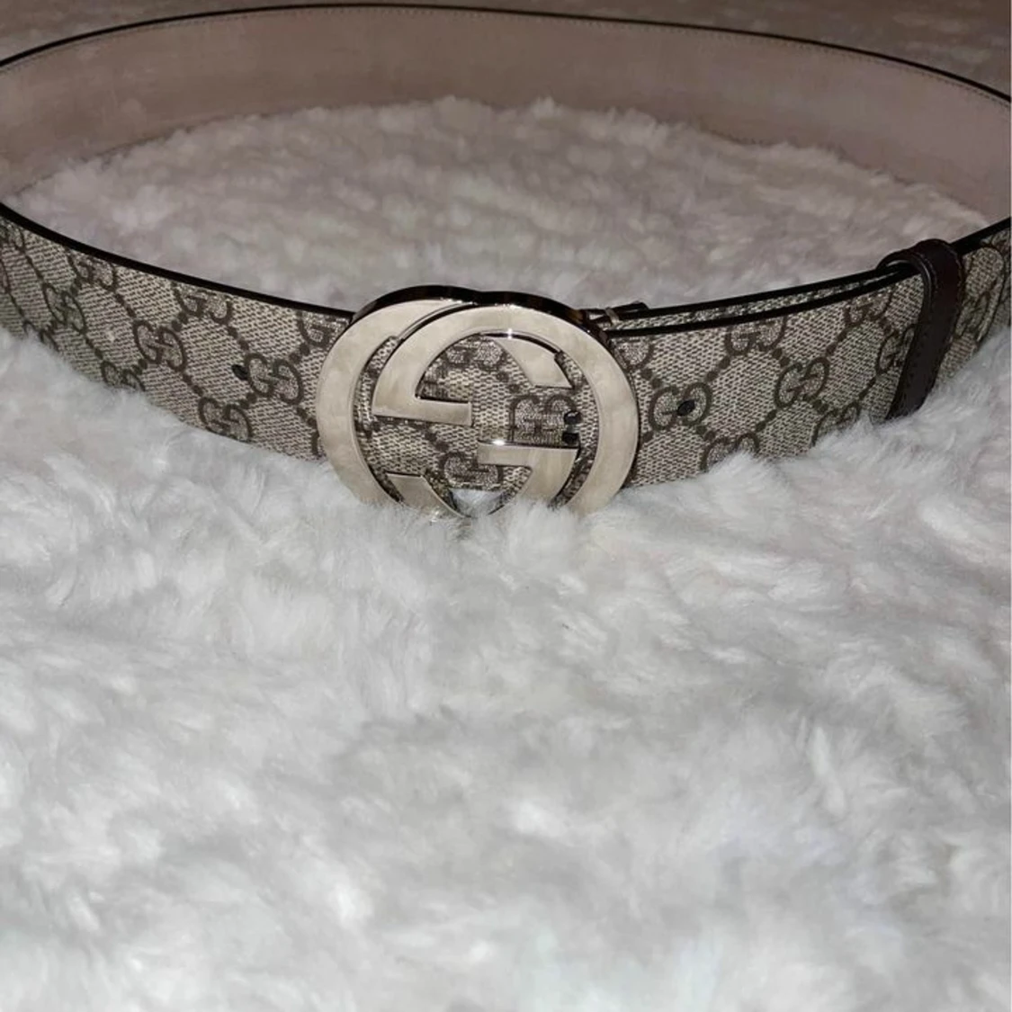 Gucci GG Supreme Bälte Beige