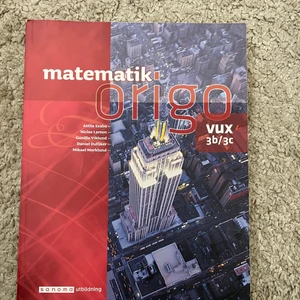 Matematik 3b/3c vux - Mattebok till komvux om du ska läsa matte 3c eller 3b. I bra skick.