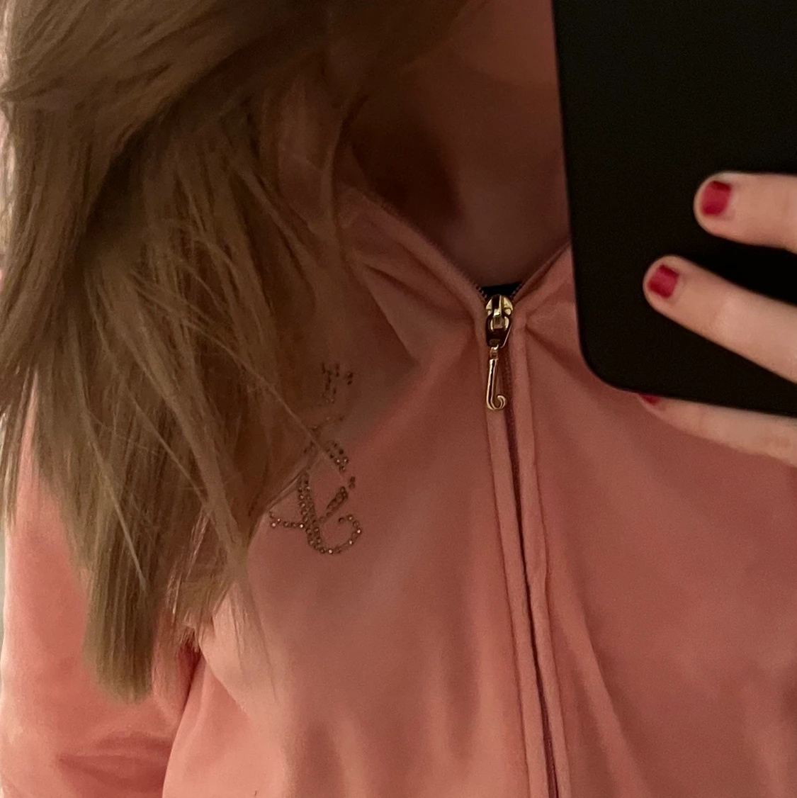 Juicy Couture rosa zip hoodie  - 91
