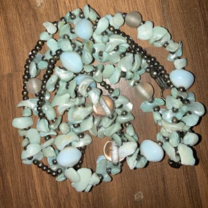 Halsband  - Ett jätte fint halsband av någon slags blå sten 🥰 72 kr inklusive frakt  Betalas via swish ❤️ Skriv till mig vid intresse ❤️