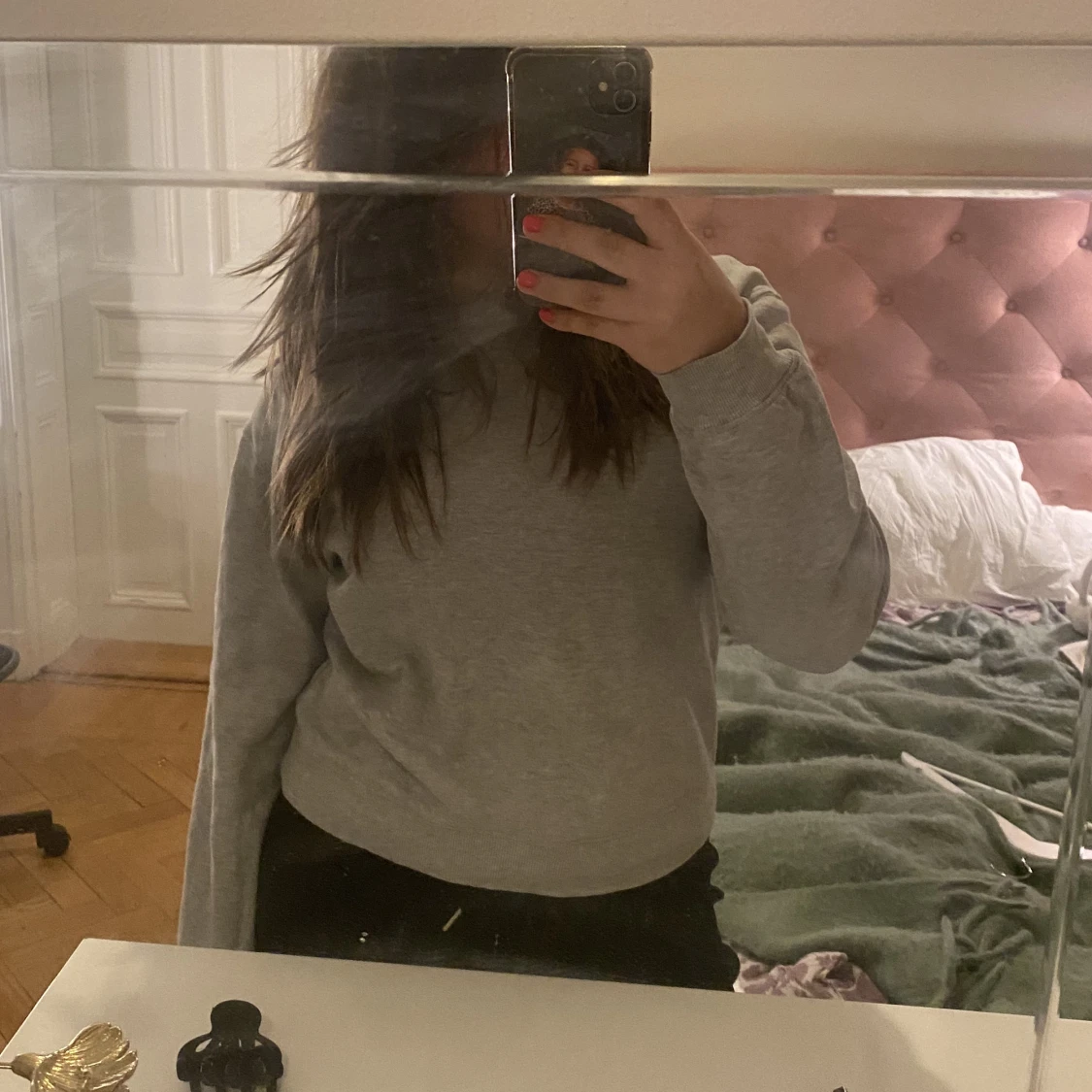 Grå Sweatshirt 