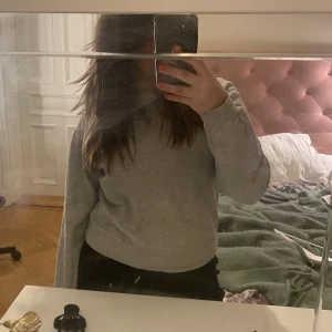 Grå Sweatshirt  - Jättefin och basic grå sweatshirt som nästan är oanvänd 