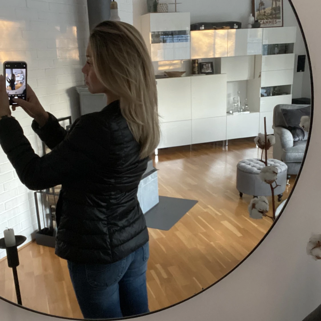 Glansig dunjacka  - 90