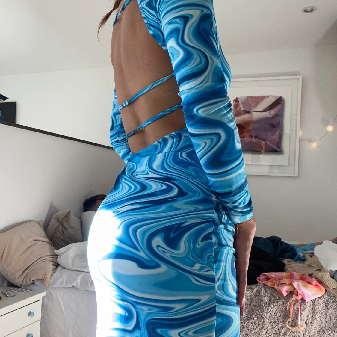 Melerad klänning - 91