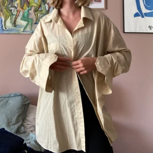 Vintage skjorta  - Beigeaktig herrskjorta köpt second hand i Prag! Jättefint skick men används för sällan. Köpt för 400 och säljer för 200. Kan mötas upp i Göteborg eller skicka mot betalning!