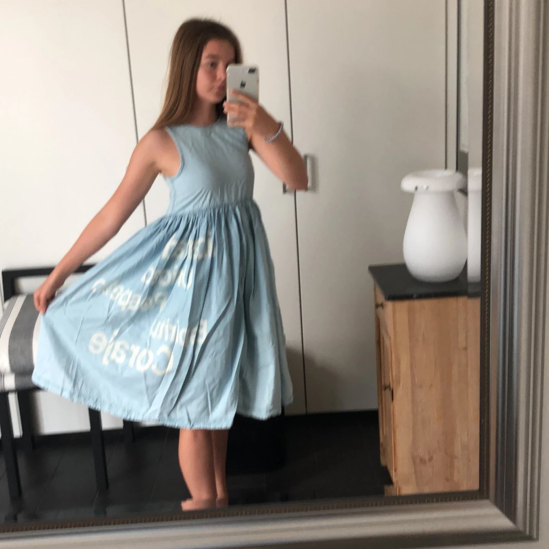 Klänning med text - 90