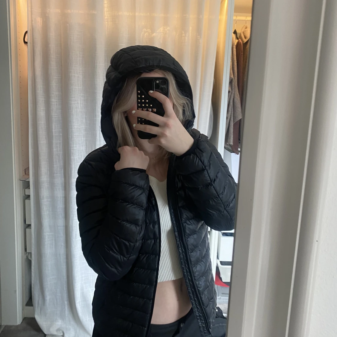 Tunn svart jacka - 91