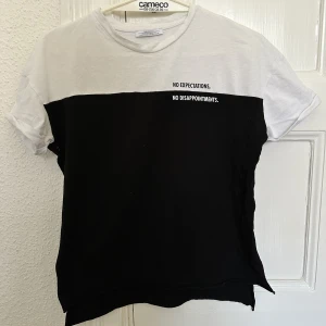 Vit/Svart T-shirt  - Lös fit, bra skick