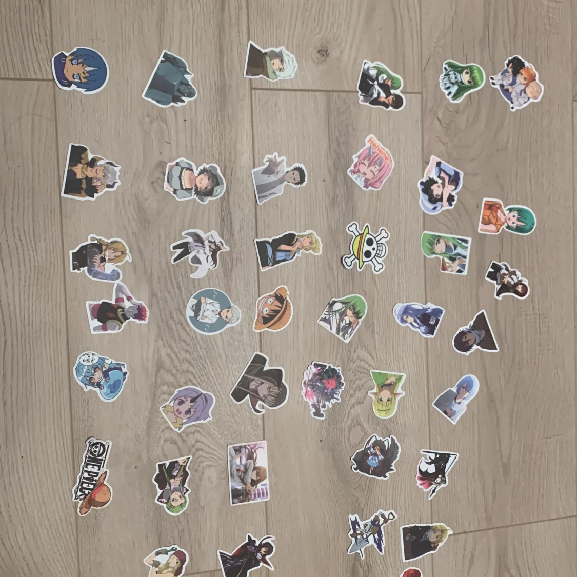 50 anime klistermärken  - 91