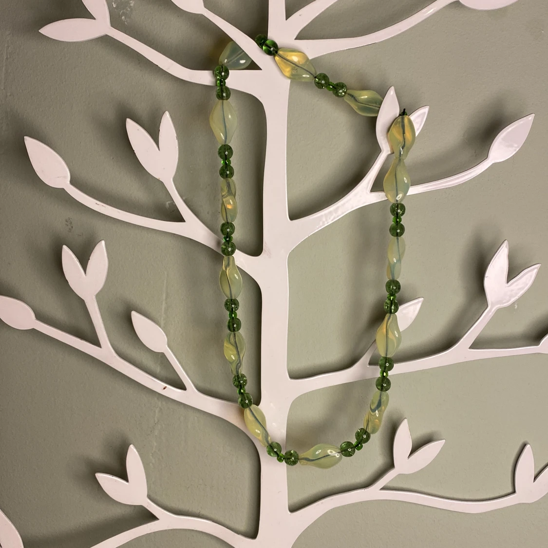 Grönt halsband  - 90