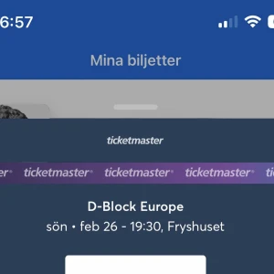 D-block stockholm - Säljer min d-block biljett , 26 februari 19.30, fryshuset stockholm! Bud eller köp direkt 