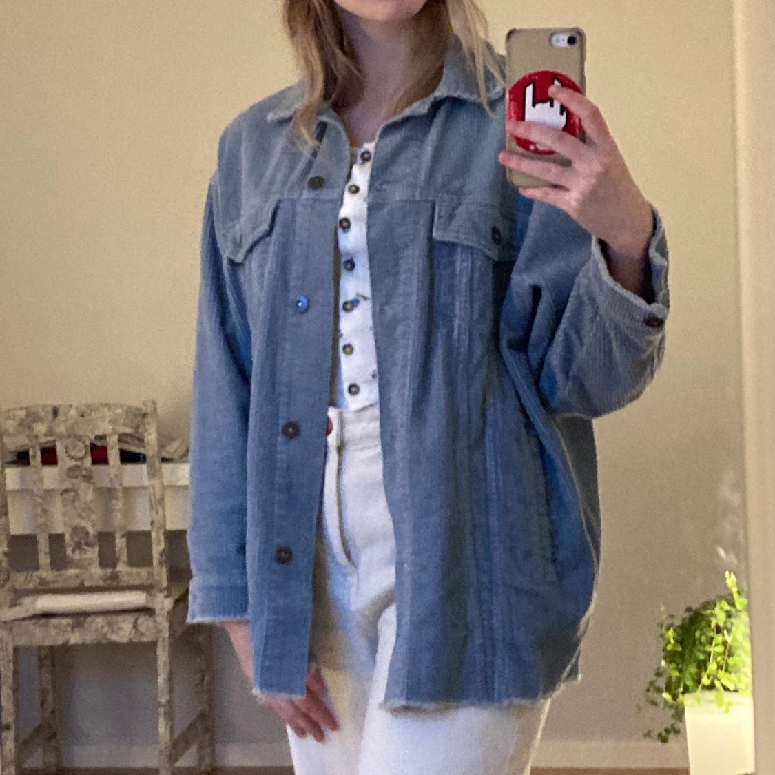 Manchester jacka blå  - 90