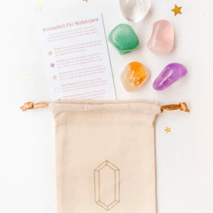 Kristallkit för nybörjare - Säljer detta nybörjar kit, har flertalet och allt på bilden ingår. Har börjat arbeta med ohlamoon och får därför mycket grejer hem jag tyvärr inte har plats för. Säljer dem därav billigare med 13kr frakt. Helt oanvända 🌸 (använder deras bilder). Nypris: 250kr ‼️ INGET SAMARBETE 