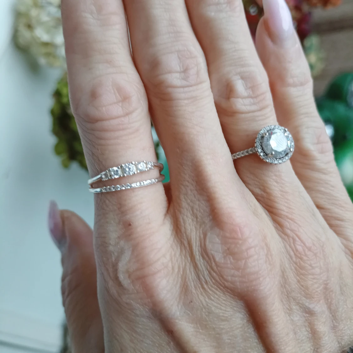 Safira silverring - 91