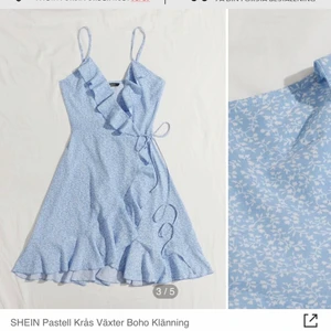 Shein klänning - Säljer denna blommiga klänning från Shein i strl S. Kontakta mig om du vill ha fler bilder💕 köparen står för frakten