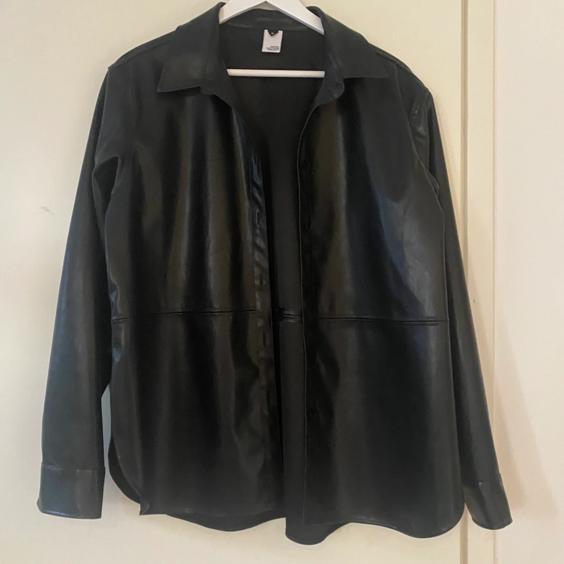 Blazer i fake-läder - 90