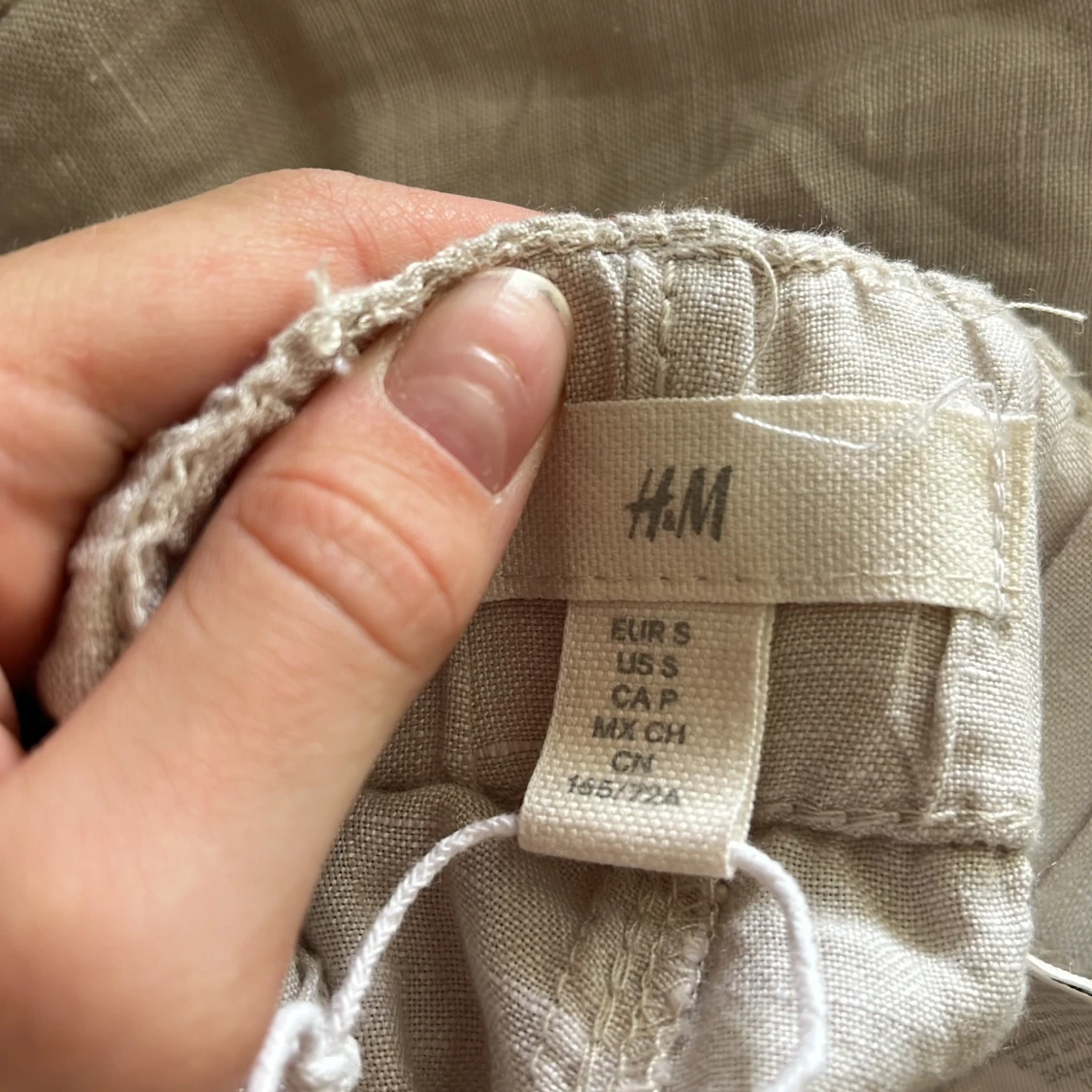 Slutsålda linne byxor från h&m - 90