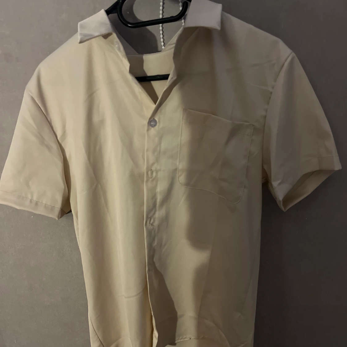 Krämvit Skjorta Small