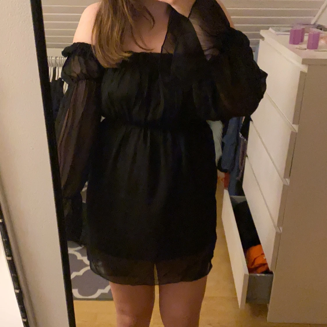 Svart sommar klänning 