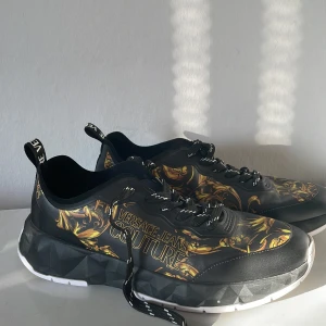 Versace skor - Säljer mina Versace skor i storlek 43.  Nypris 2700kr  Andvända 2-3 gånger 