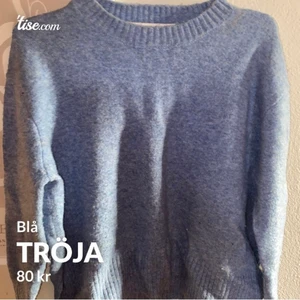 Blå tröja  - Lite loose passform