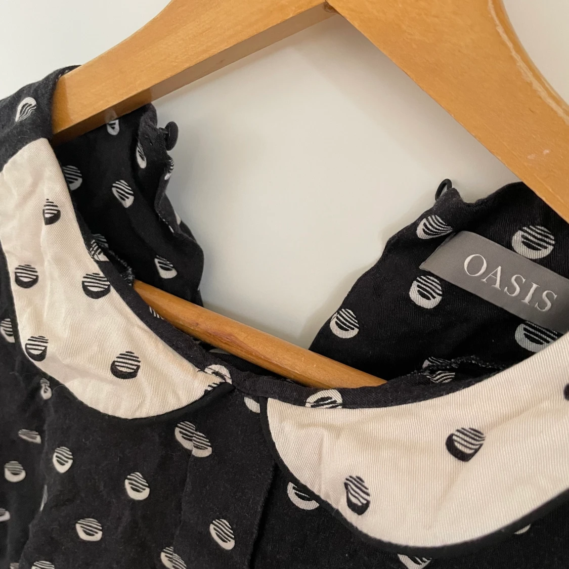 Blus med Peter Pan-krage - 90