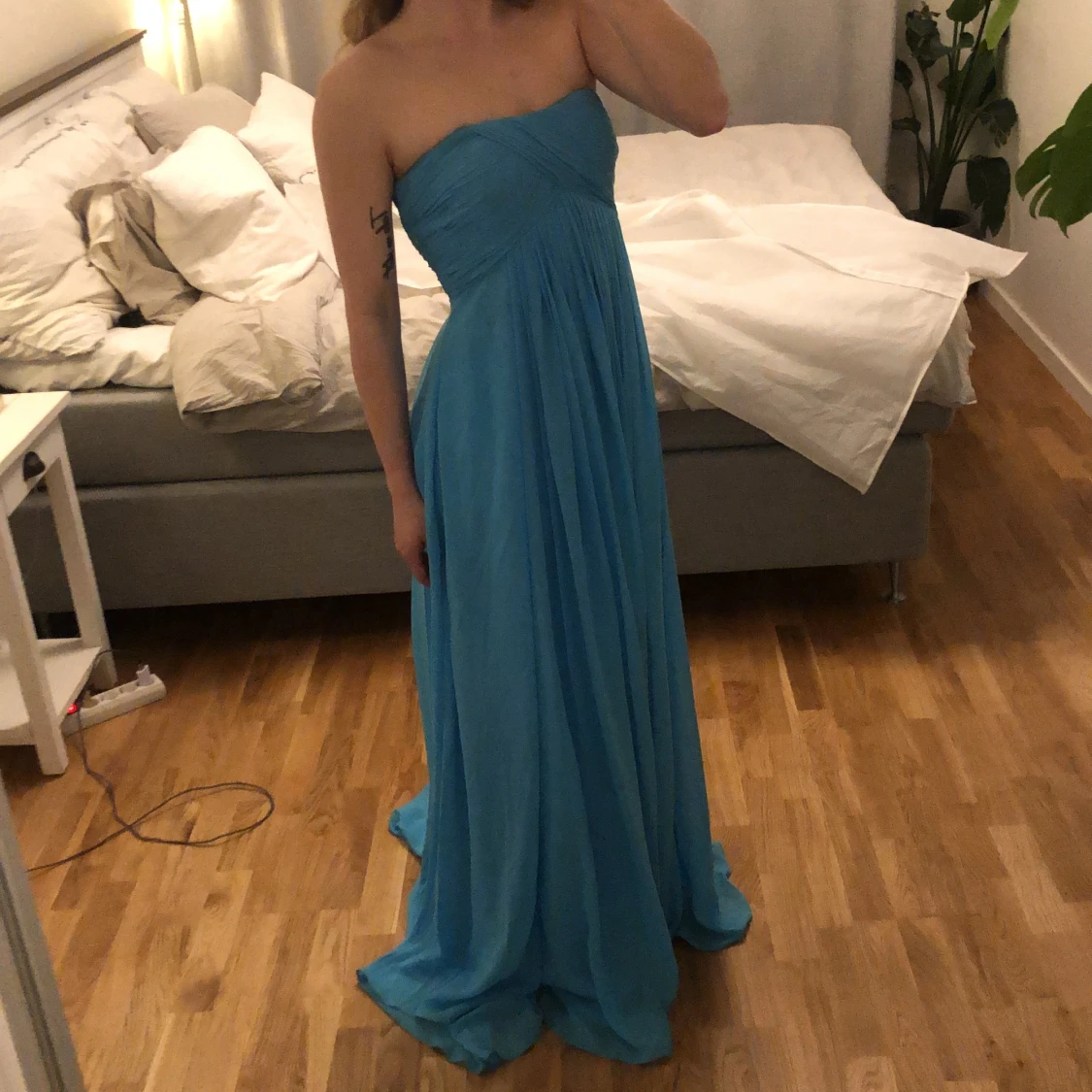 Ljusblå Balklänning