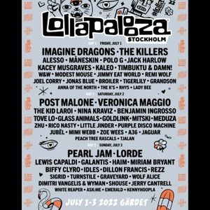 Två biljetter till Lollapalooza 2022 - Säljer mina två biljetter till Lollapalooza (alla 3 dagar, 1-3 juli) pga kommer inte kunna gå längre! 1995kr styck, pris går att diskuteras!