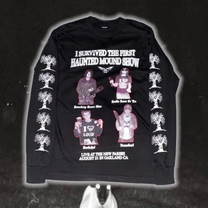 HAUNTED MOUND CANCELLED SHOW LONGSLEEVE - Real haunted mound swag 2022 misprint this shit rare as fuck boy😢🤣🤘🏻😝😂