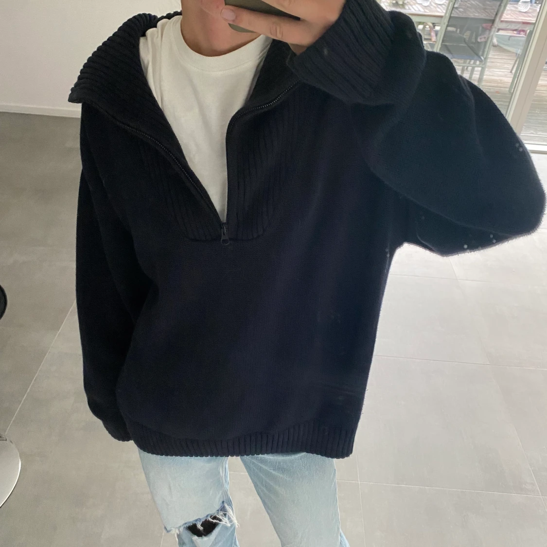 Zip tröja 