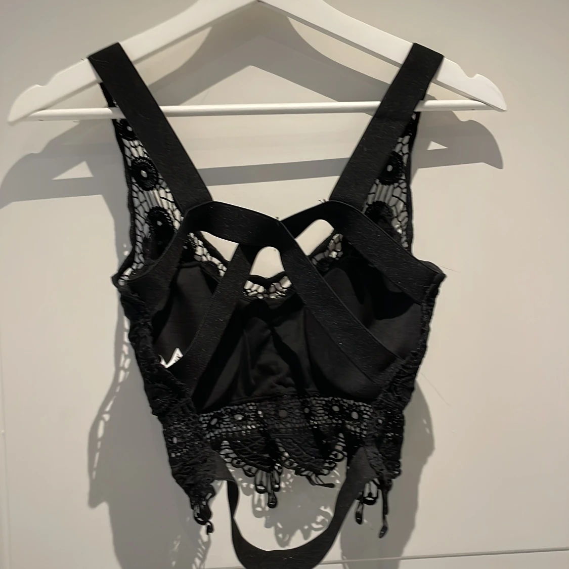 Söt svart topp one size  - 90