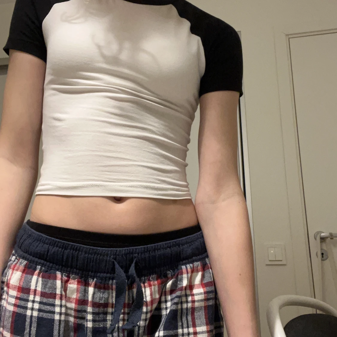 Svart och vit T-shirt från hm!