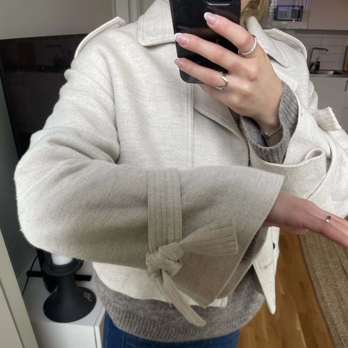 Kort trenchcoat  - 91