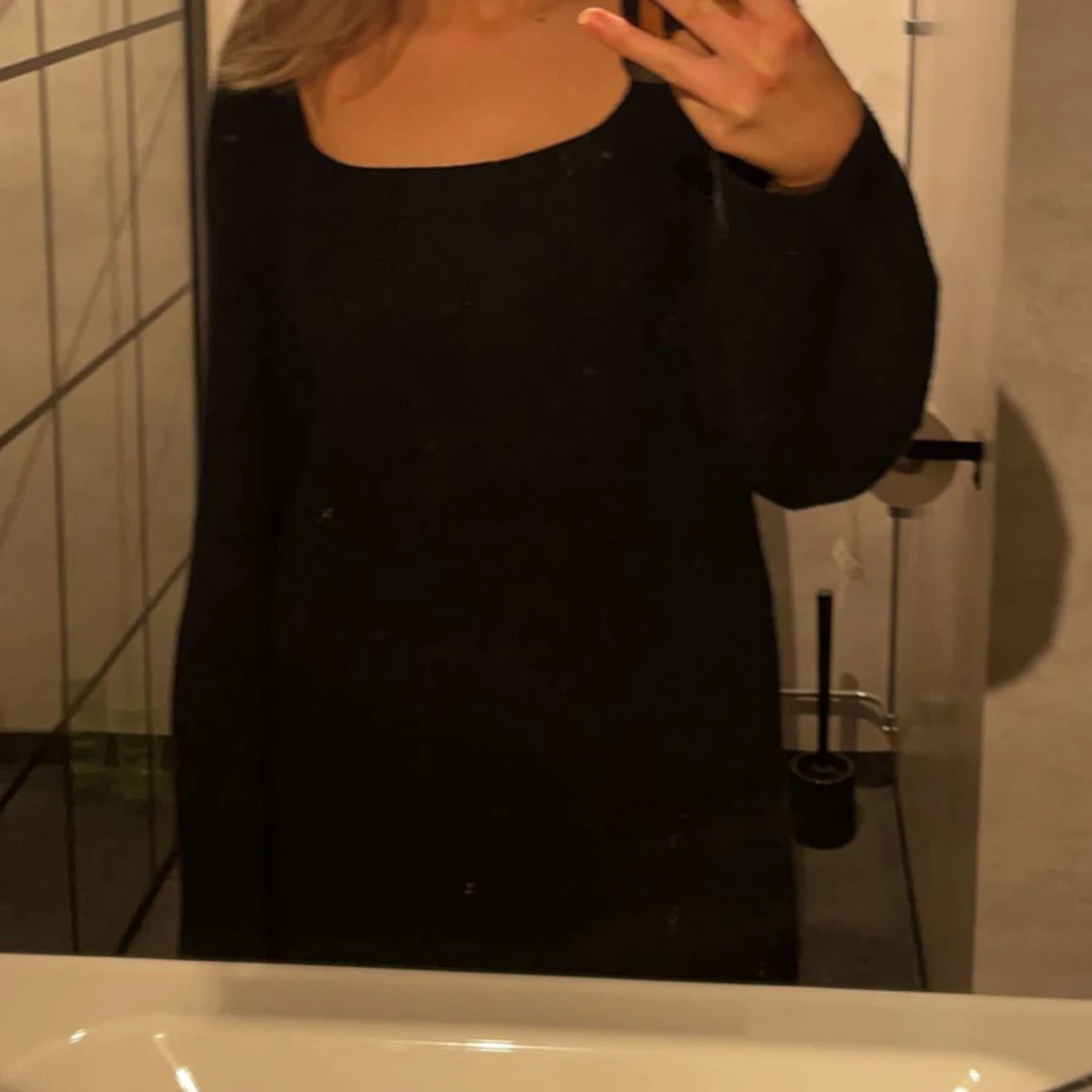 Stickad klänning - 90