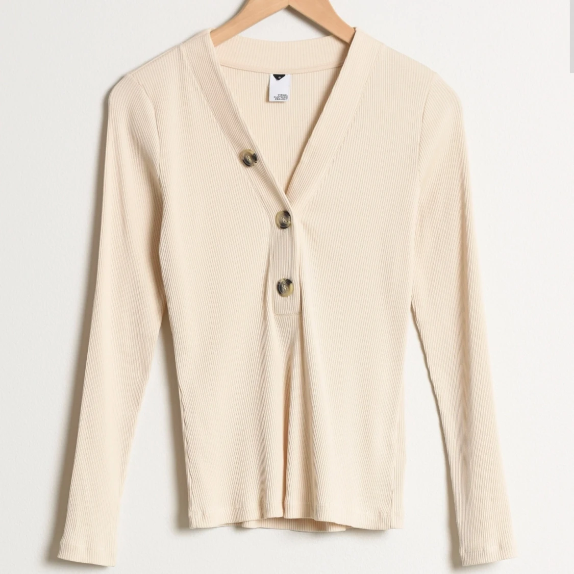 Ribbad långärmad tröja från Visual clothing project. - 91