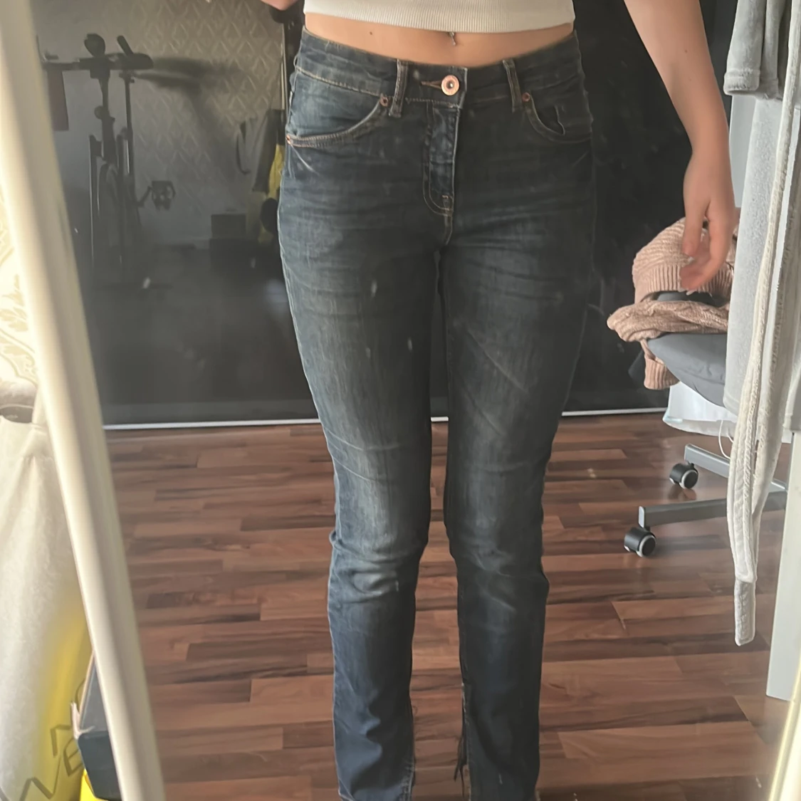 Lågmidjade jeans - 90