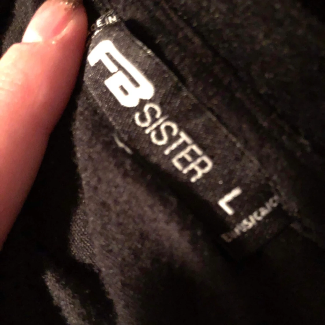 Svart mjuk tröja - 91