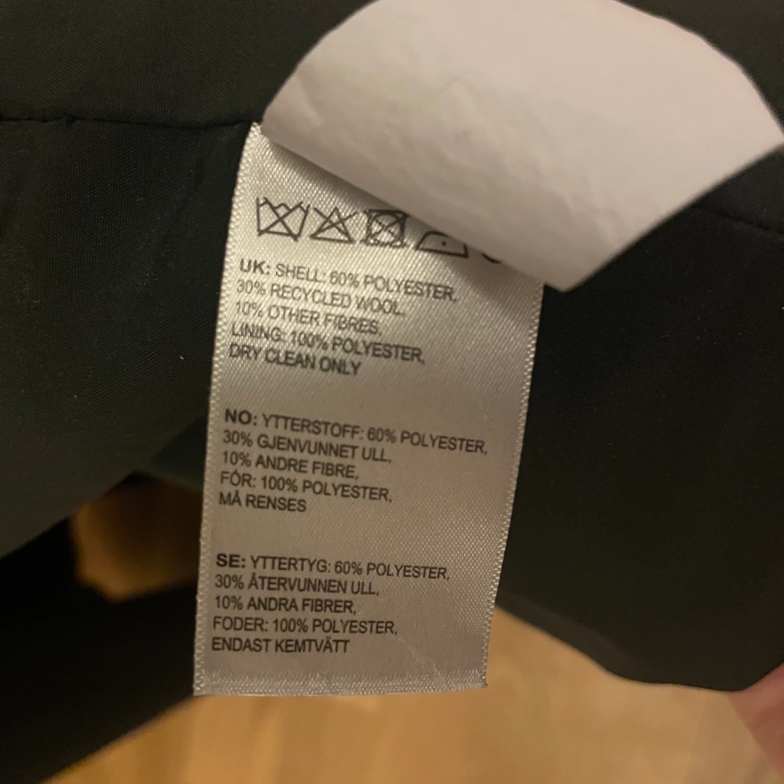 Svart Kappa från BikBok (Ullkappa) - 91