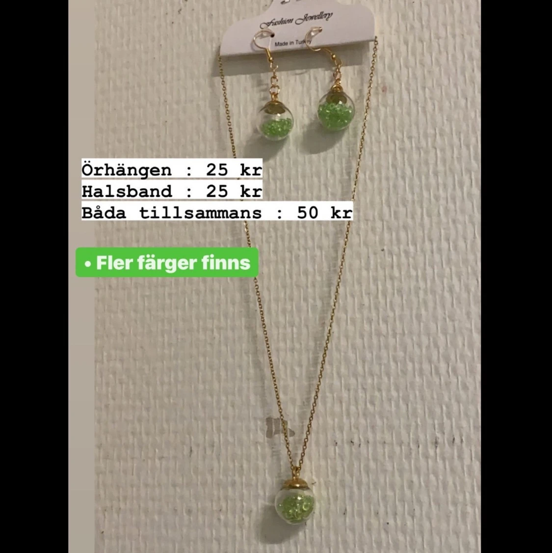 Grönt sparkle fairy set ☘️🧚