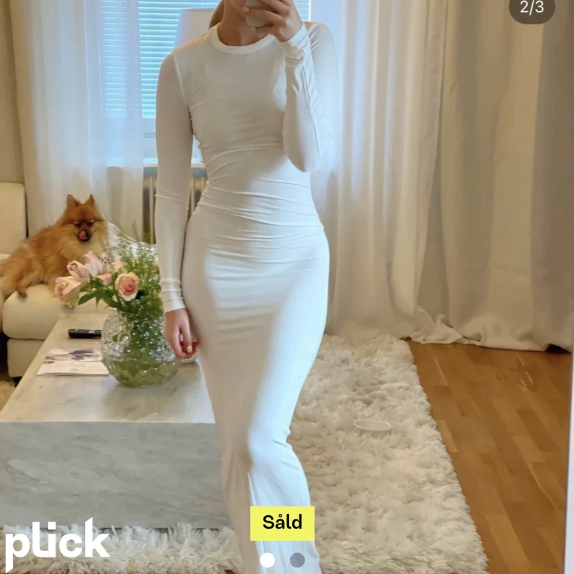 SOFT LOUNGE CREW NECK LONG DRESS